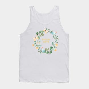 Butterfly crown, cute feelin Tank Top